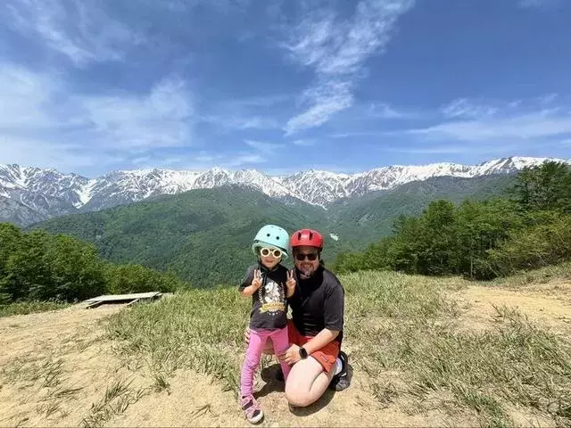 父娘で楽しむ白馬岩岳マウンテンリゾート