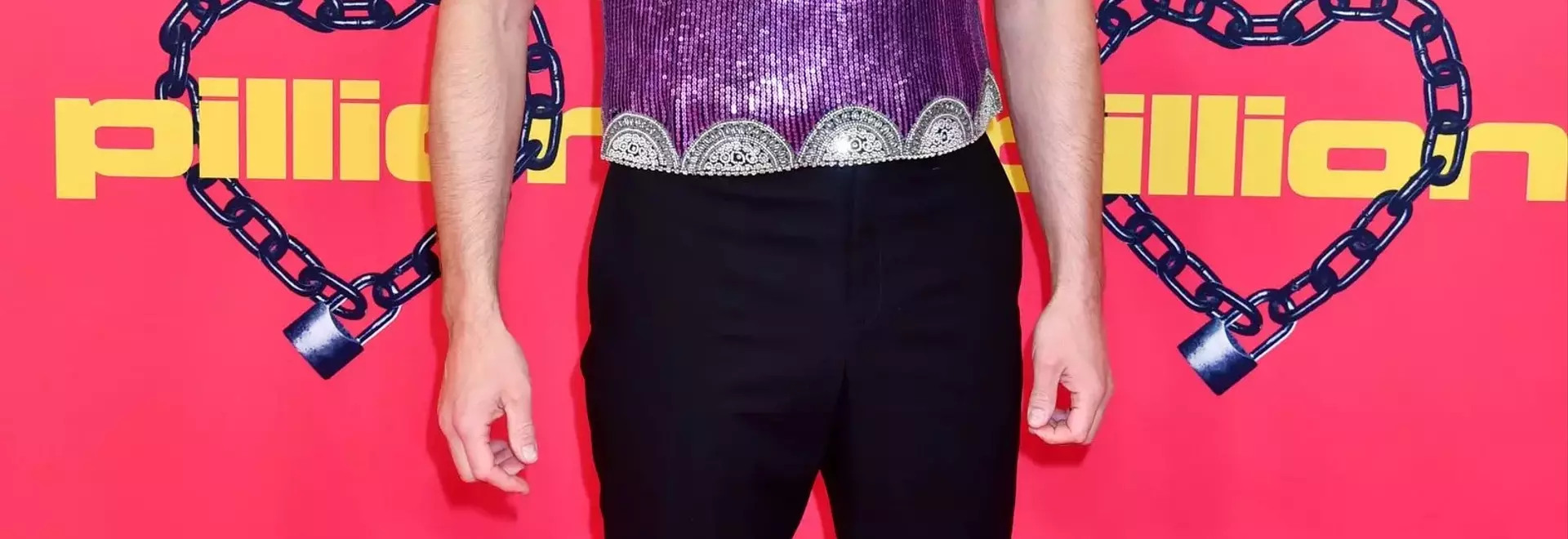 Alexander Skarsgård's Bold Fashion Choices for 'Pillion' Press Tour