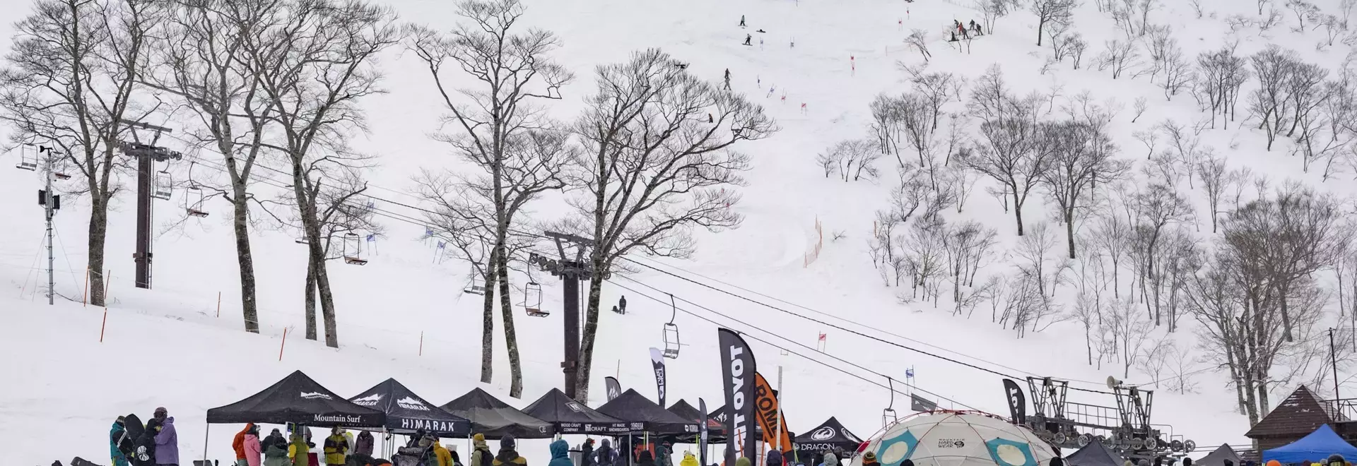 悪条件下で開催された「TENJIN BANKED SLALOM 2026」