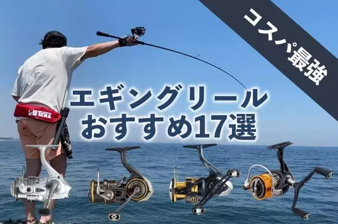 エギングリールの選び方とおすすめ：最高のコストパフォーマンスモデル17選