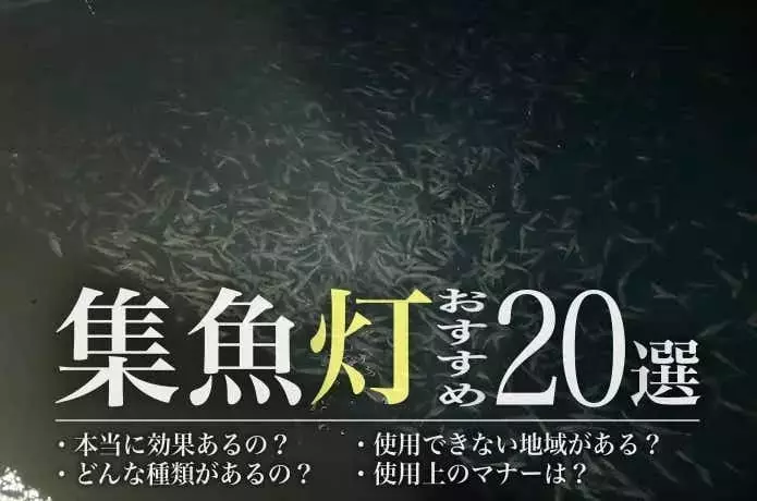 釣果を向上させる集魚灯の選び方とおすすめ20選