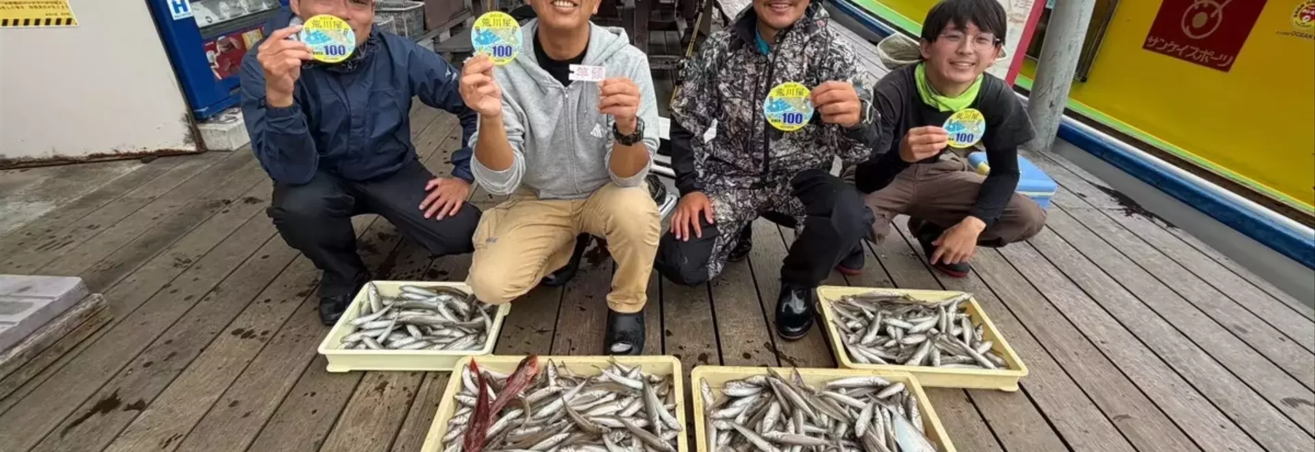 金沢八景シロギス釣りでまさかの大漁！ 4人全員が100匹超えの快挙達成
