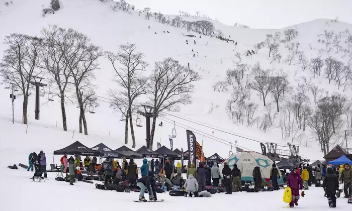 悪条件下で開催された「TENJIN BANKED SLALOM 2026」