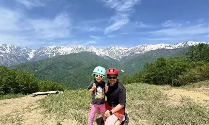 父娘で楽しむ白馬岩岳マウンテンリゾート